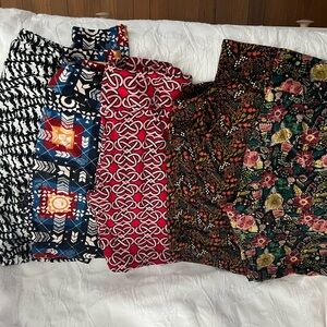 LuLaRoe Women's Tall and Curvy Leggings Lot